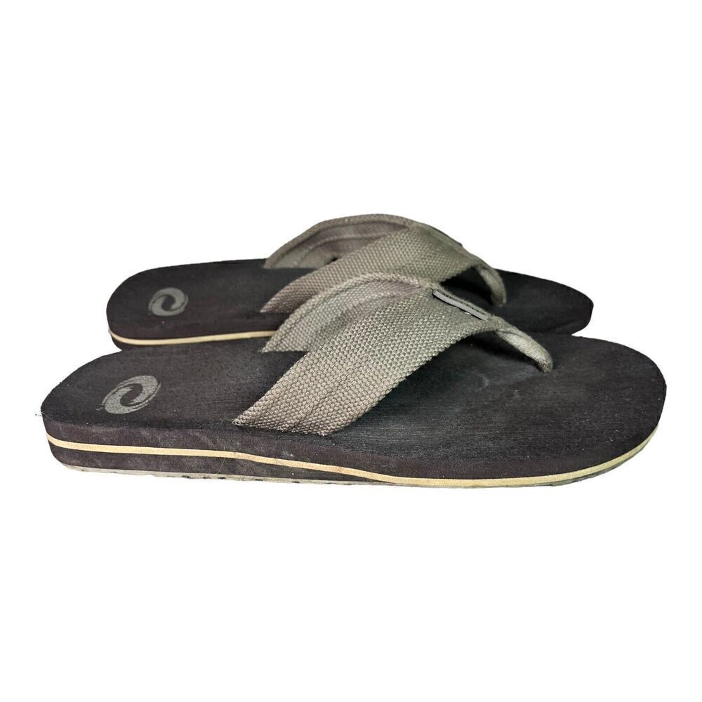 O'rageous Flip Flop Sandals Men’s Size 9 Brown Beach Bum Sand Vacation Thongs